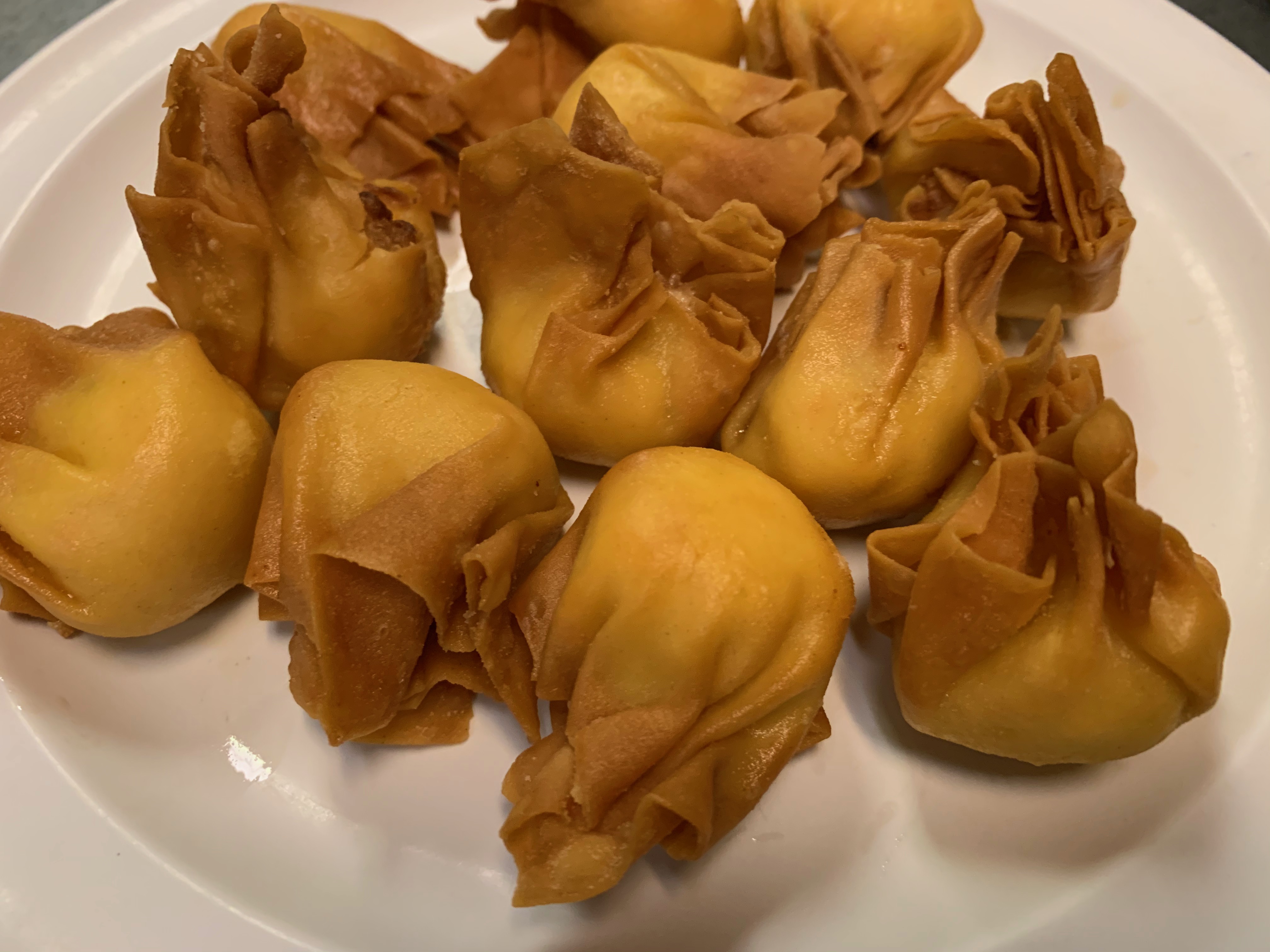 Order 12 Cream Cheese Wonton food online from King Buffet store, Crystal Lake on bringmethat.com
