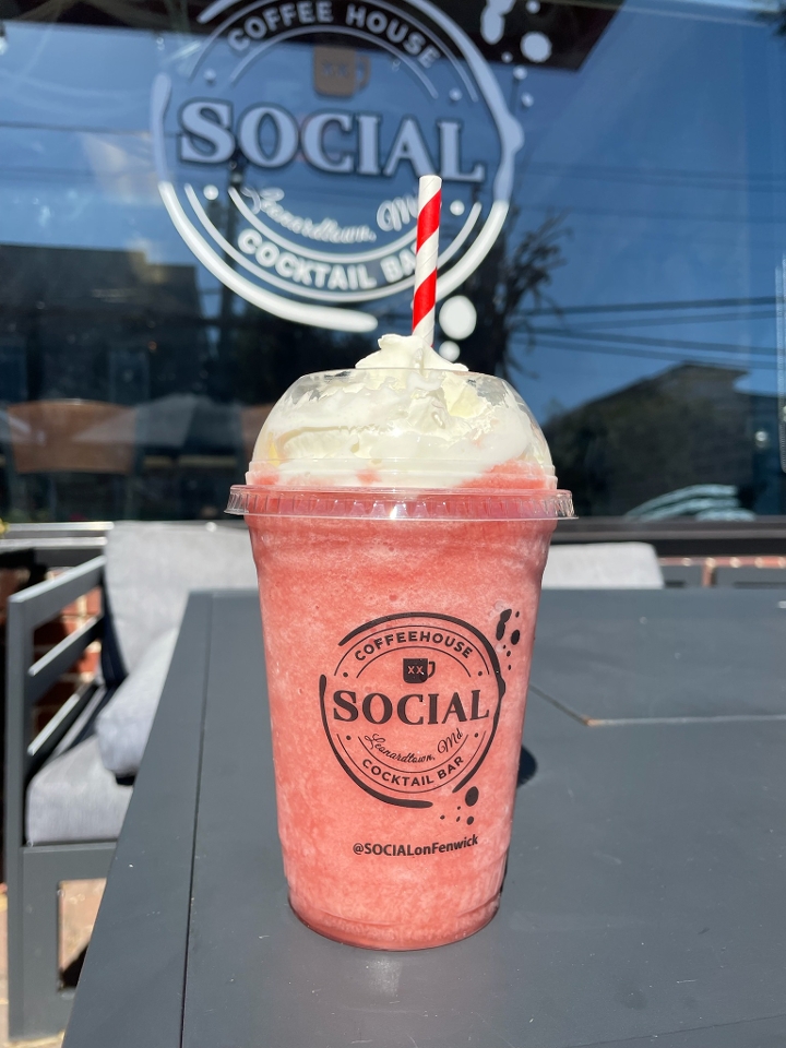 Order Strawberry Smoothie food online from Social Coffeehouse store, Leonardtown on bringmethat.com