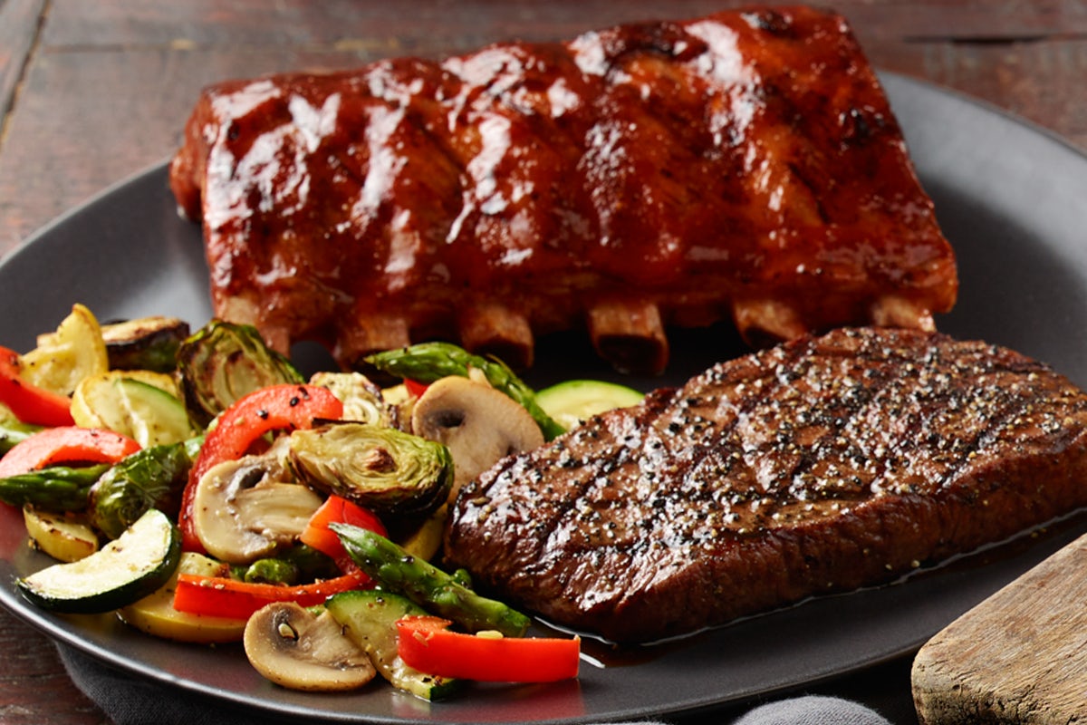 Order STEAK* & RIBS food online from 54th Street Grill and Bar store, Wentzville on bringmethat.com