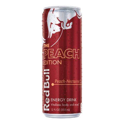 Order Red Bull Peach Edition 12oz food online from Speedway store, Springfield on bringmethat.com