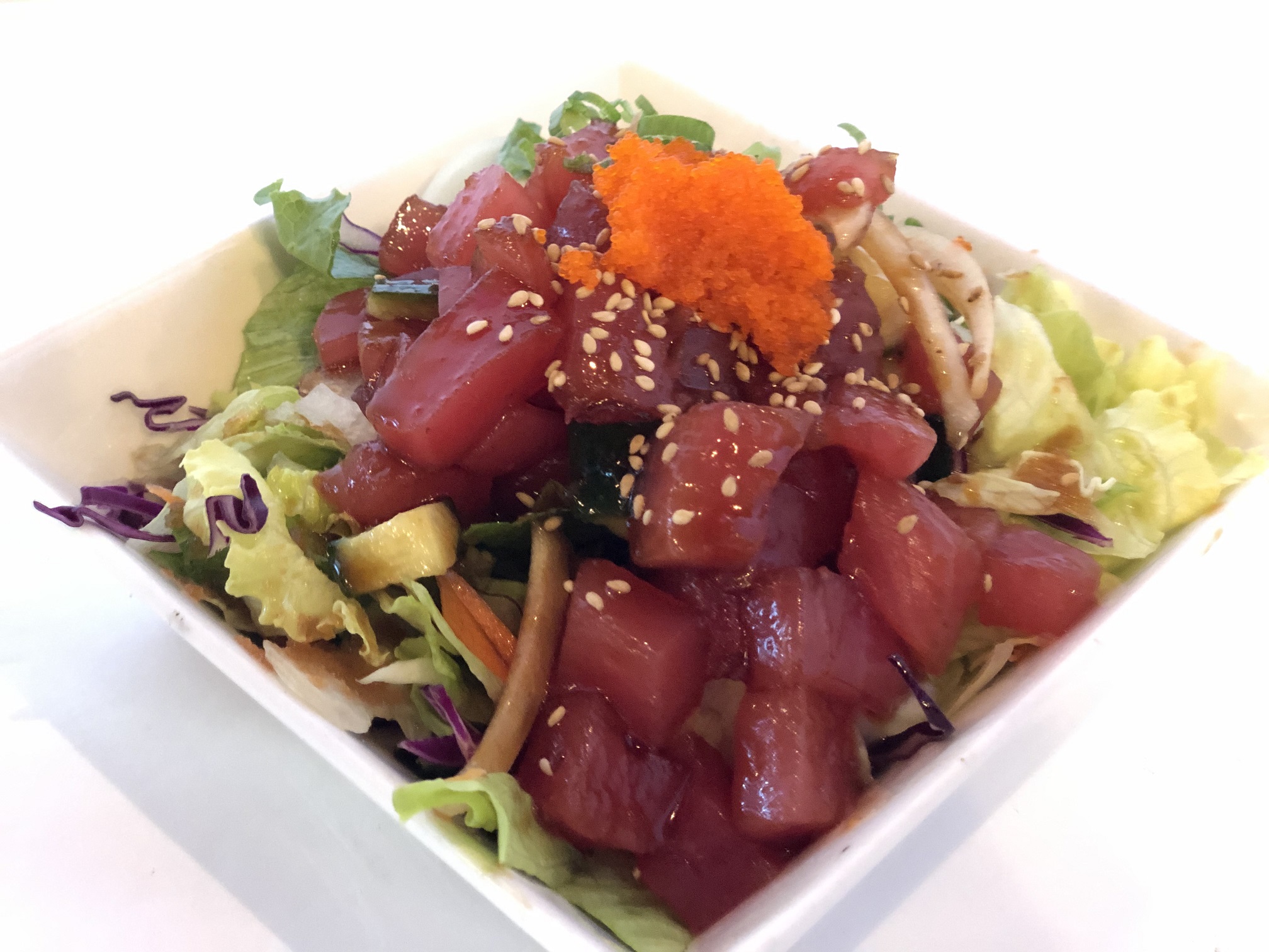 Order Ahi Tuna Poke Salad food online from Sushi Spott store, Mill Creek on bringmethat.com