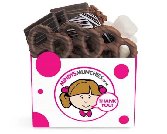 Order Thank You Box  food online from Mindy's Munchies Chocolate store, River Vale on bringmethat.com