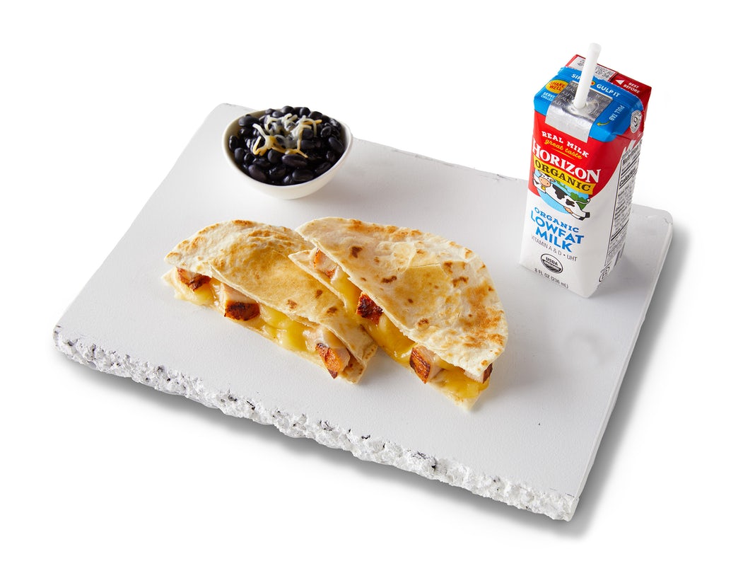 Order Quesadilla Kids Meal food online from Qdoba Mexican Eats store, Grand Rapids on bringmethat.com