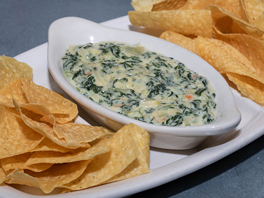 Order Spinach and Artichoke Dip food online from Rockfish Seafood Grill store, Arlington on bringmethat.com