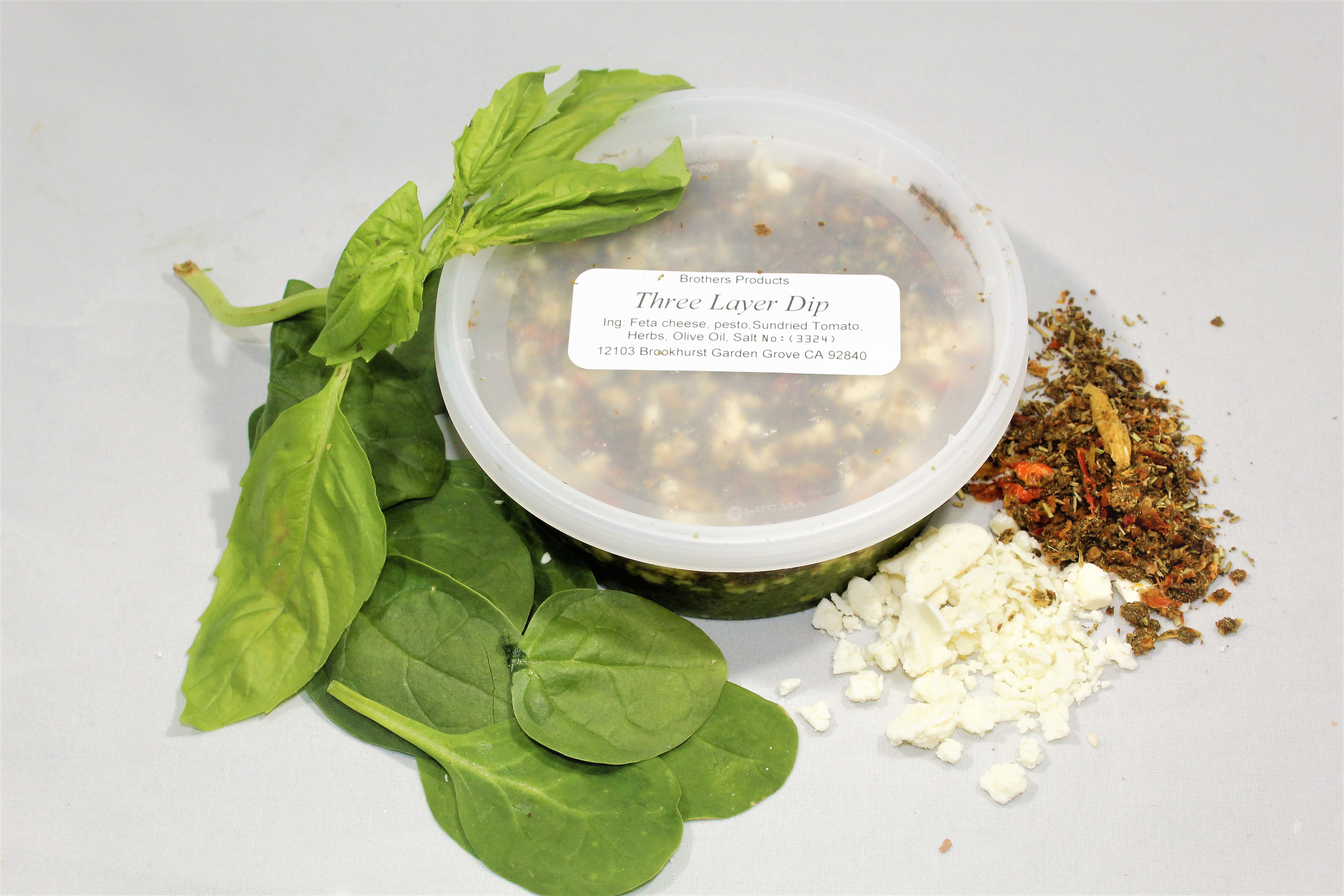 Order Three Leyer Dip food online from Brothers Juicery store, Garden Grove on bringmethat.com