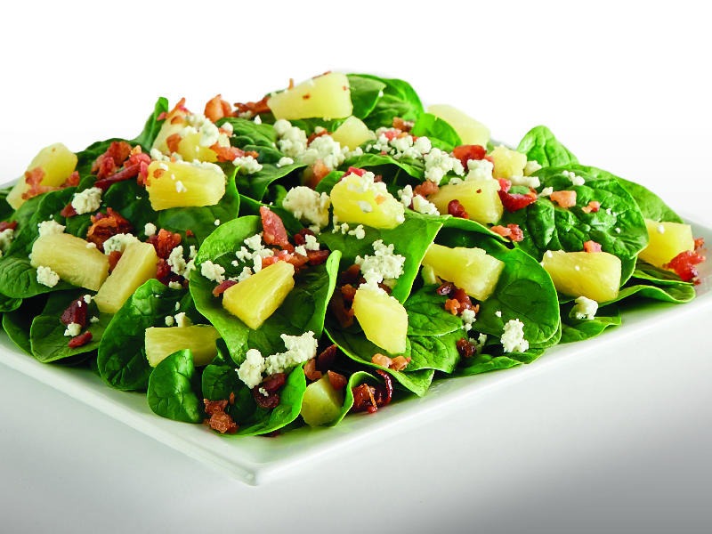Order Spinach Pineapple Salad food online from Pizza Guys - San Pablo store, San Pablo on bringmethat.com
