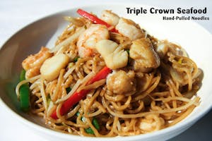 Order 201. Triple Crown Seafood Hand-Pulled Noodles food online from Triple Crown Restaurant store, Chicago on bringmethat.com