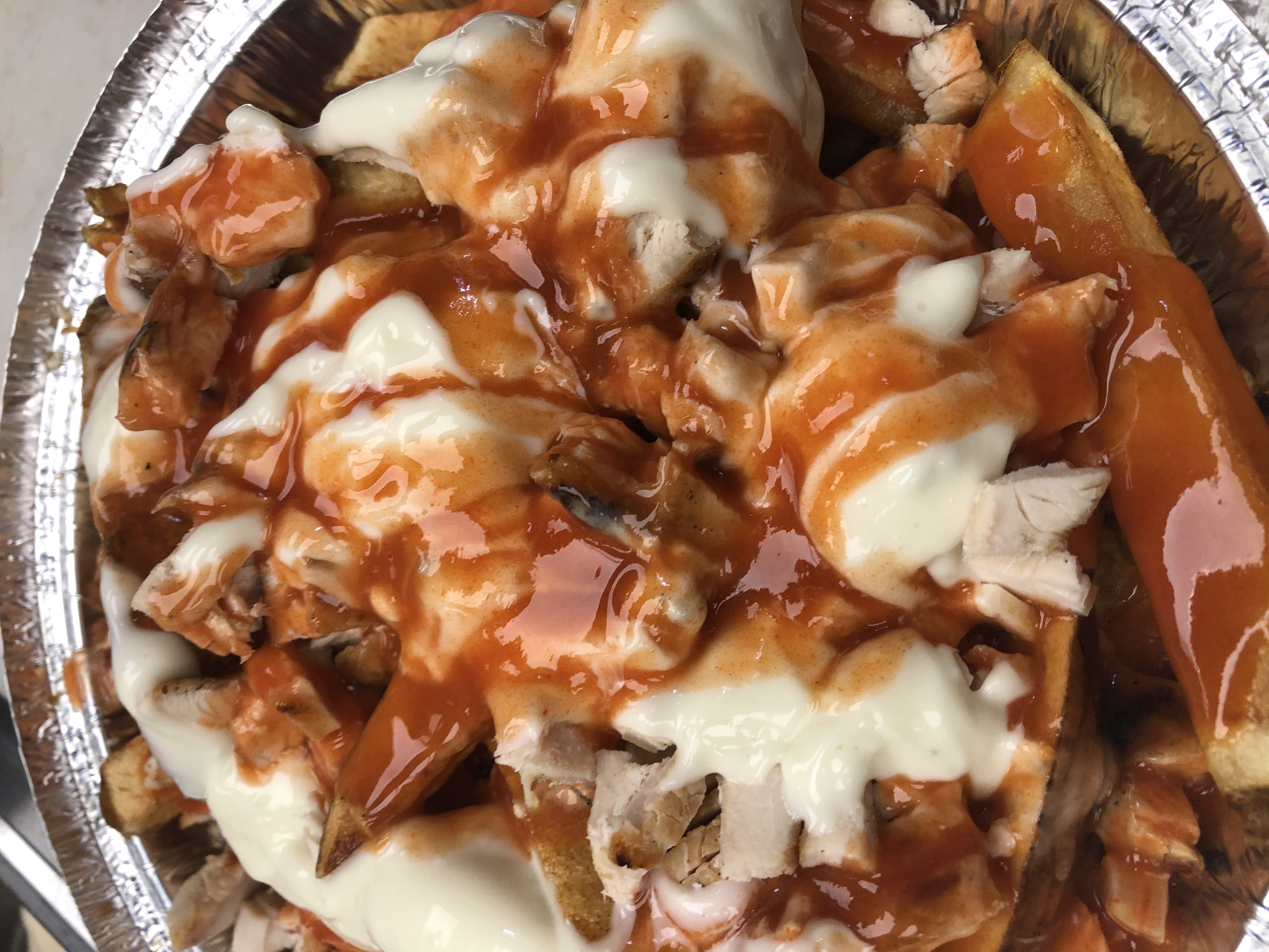 Order Buffalo Chicken French Fry food online from Wolf Street Pizza store, Philadelphia on bringmethat.com