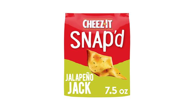 Order Cheez-It Snap'D, Cheesy Baked Snacks, Jalapeno Jack food online from Red Roof Market store, Lafollette on bringmethat.com