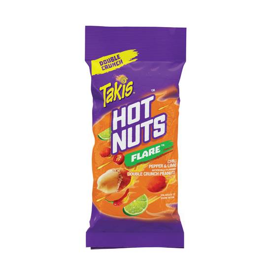 Order Barcel Takis Hot Nuts Flare Chili Pepper & Lime (3.2 oz) food online from Rite Aid store, Yamhill County on bringmethat.com
