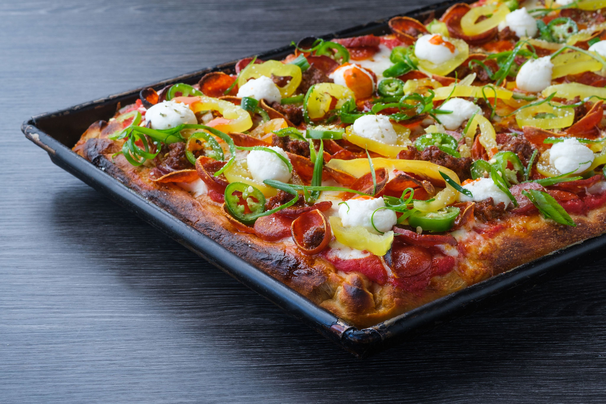Order Sicilian Picante Pizza food online from Slice House store, San Leandro on bringmethat.com