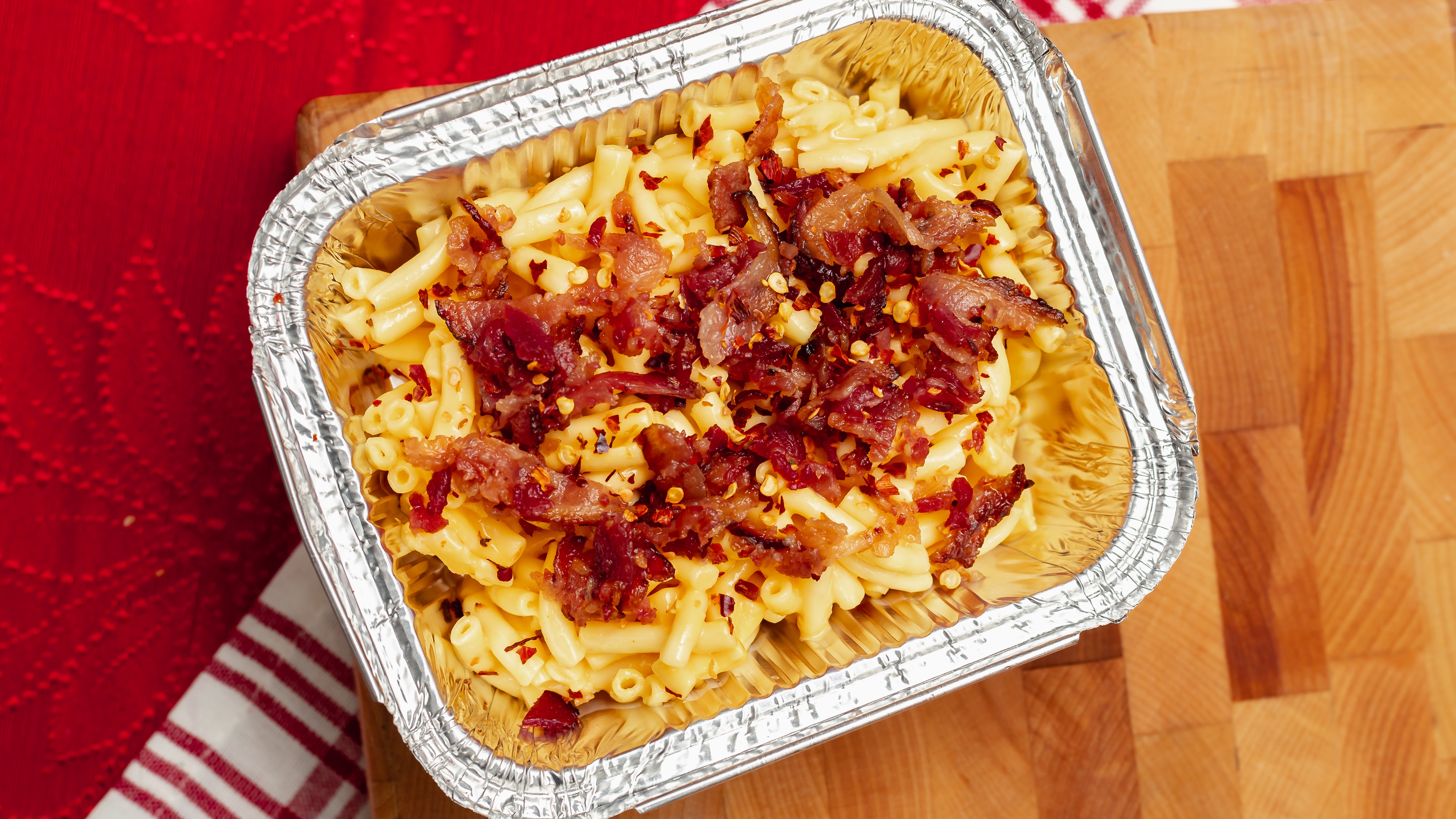 Order Bacon Mac ＆ Cheese food online from Rebel Burger store, Silver Spring on bringmethat.com