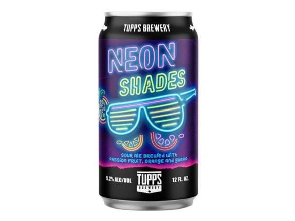 Order TUPPS Brewery  Neon Shades Sour - 6x 12oz Cans food online from Jacob's Liquor store, Sachse on bringmethat.com