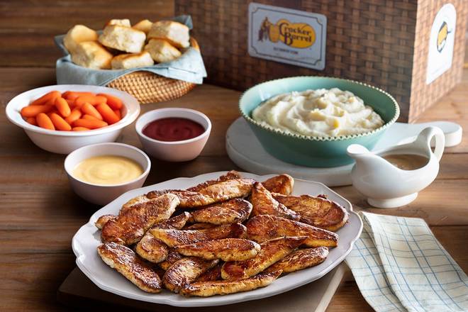 Order Grilled Chicken Tenderloins Family Meal Basket food online from Cracker Barrel Old Country Store store, Copley on bringmethat.com