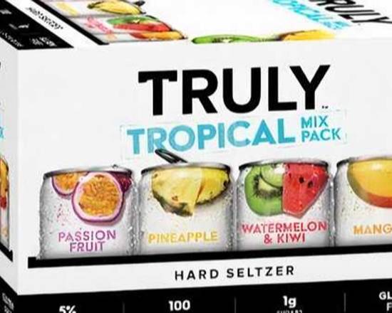 Order Truly Tropical Hard Seltzer Variety 12 Pack 12 oz Can food online from Shell store, Antioch on bringmethat.com