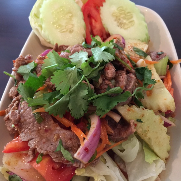 Order S4. Thai Beef Salad food online from Wild ginger thai restaurant store, Atlanta on bringmethat.com