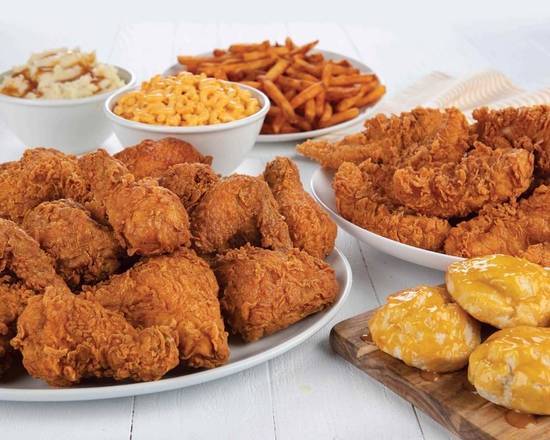 Order Chicken & Tenders Family Meal food online from Krispy Krunchy Chicken store, Rochester on bringmethat.com