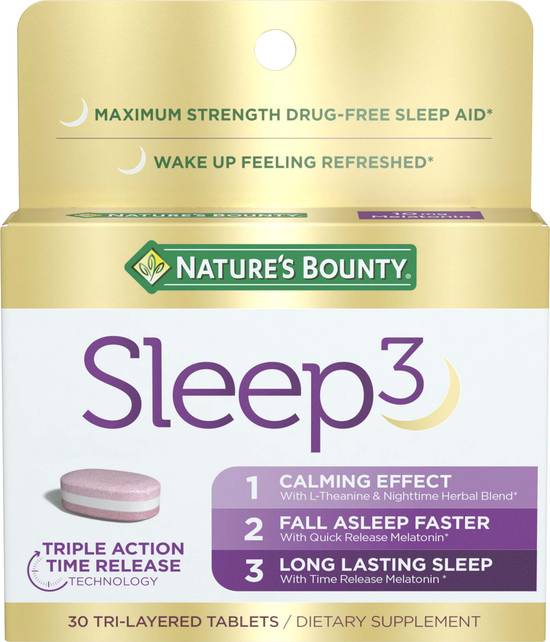 Order Nature's Bounty Sleep 3 (30 ct) food online from Rite Aid store, Cortland on bringmethat.com