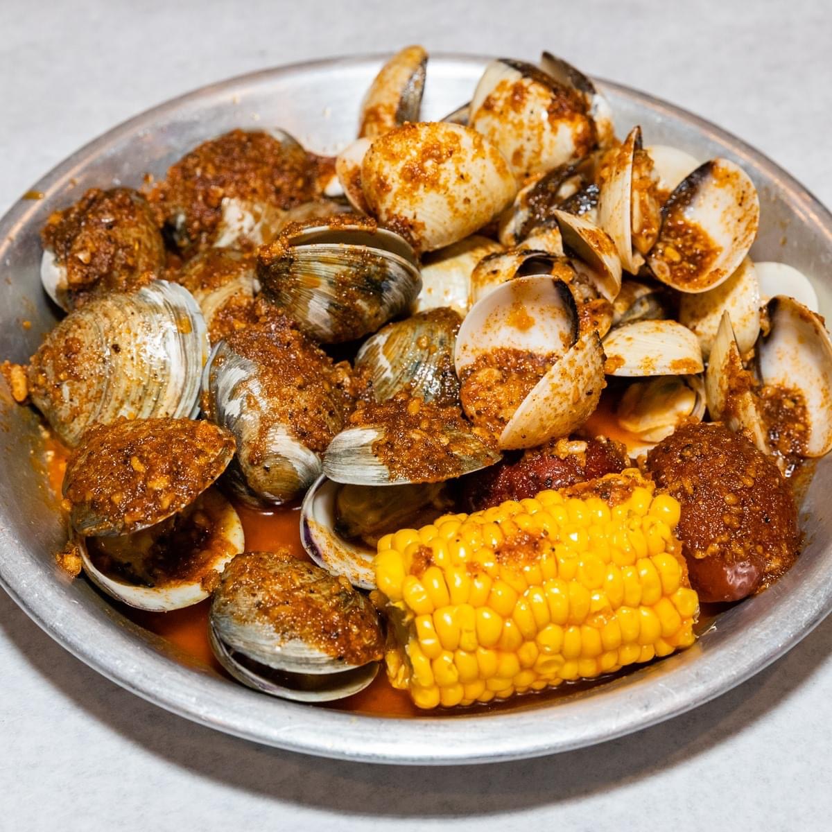 Order White Clams food online from Storming Crab store, Albuquerque on bringmethat.com