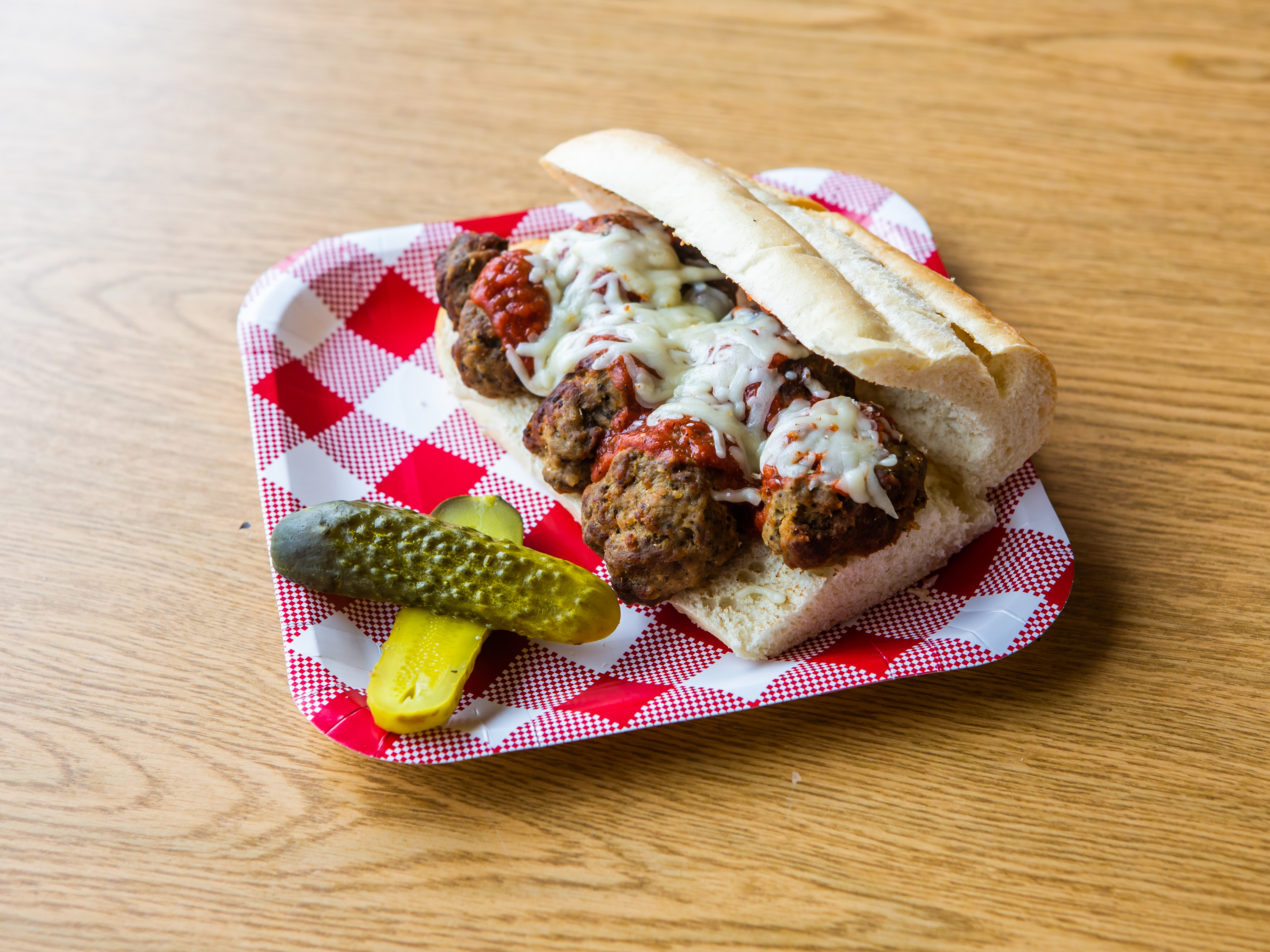 Order Meatball Sub food online from O.A.K. Pizza store, Uniontown on bringmethat.com