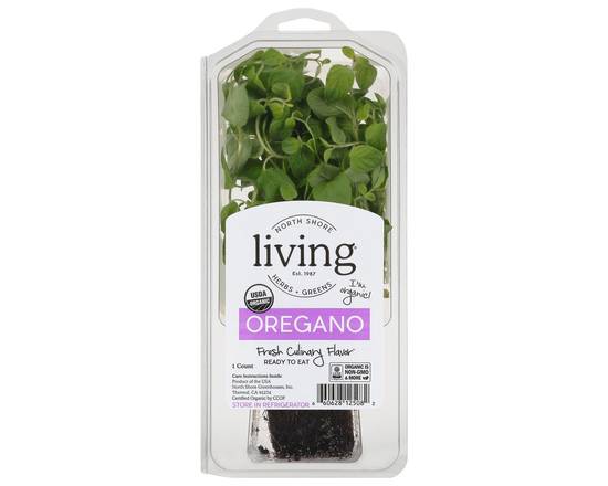 Order North Shore Living · Organic Oregano (1 ct) food online from Vons store, Fillmore on bringmethat.com
