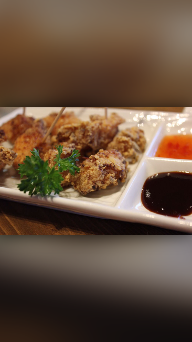 Order 6 Piece karaage Chicken food online from Ohjah Noodle House store, Henderson on bringmethat.com