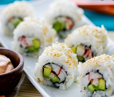 Order California Roll food online from Fujiyama Hibachi & Sushi store, McAllen on bringmethat.com