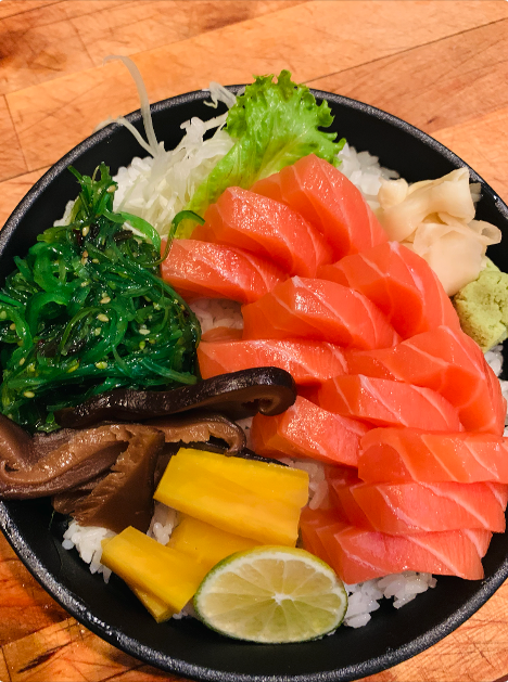 Order Sake Don (Salmon) food online from Zaoh Restaurant store, San Francisco on bringmethat.com