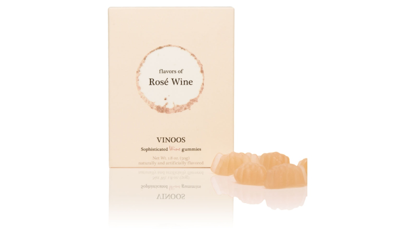 Order VINOOS Rose Single Gift Box (77grs Bag w/ 13 pieces) food online from Fine Chocolate Club store, San Francisco on bringmethat.com