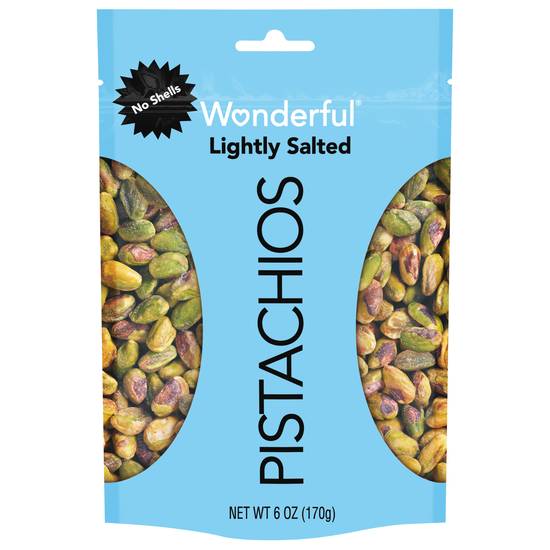 Order Wonderful Pistachios No Shells Roasted and Lightly Salted (6 oz) food online from Rite Aid store, Yamhill County on bringmethat.com