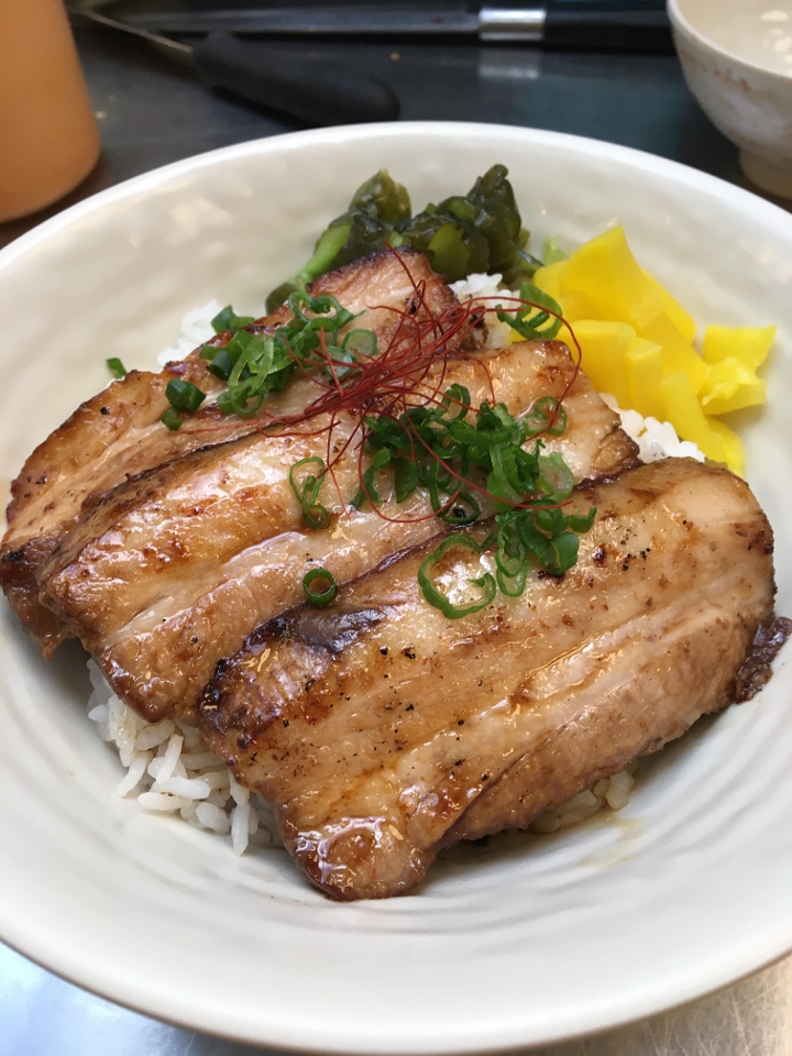 Order Pork Chashu Bowl food online from Harajuku Taproom store, Culver City on bringmethat.com