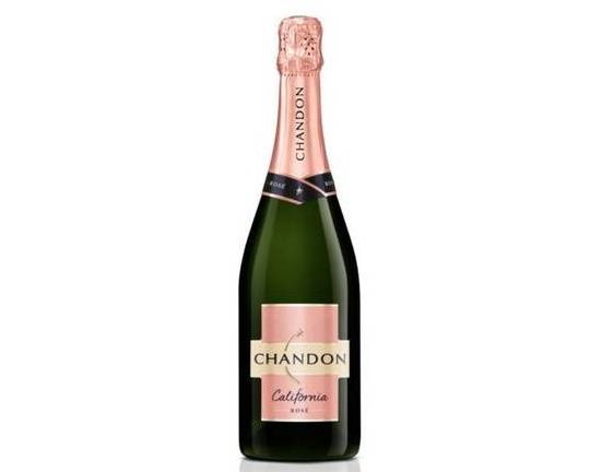 Order Chandon Rose, 750mL champagne (12.0% ABV) food online from Cold Spring Liquor store, Liberty Hill on bringmethat.com