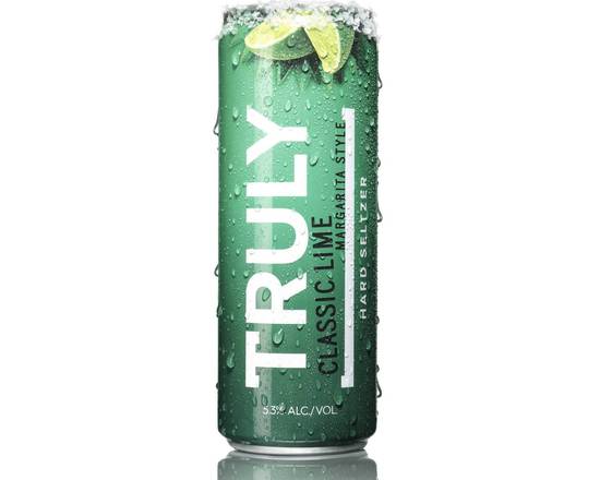 Order Truly Hard Seltzer Classic Lime Margarita style  food online from Pit Stop Liquor Mart store, El Monte on bringmethat.com