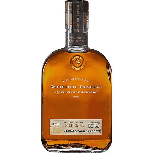 Order Woodford Reserve Kentucky Straight Bourbon (375 ML) 74438 food online from Bevmo! store, Simi Valley on bringmethat.com