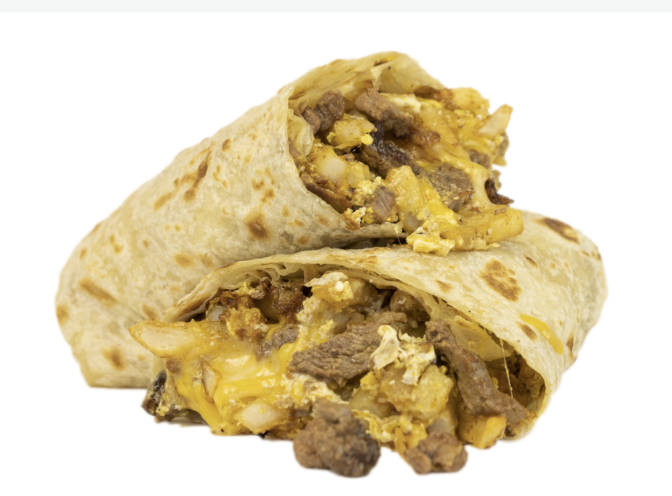 Order Steak & Egg Breakfast Burrito food online from Tacos El Paisa store, San Diego on bringmethat.com