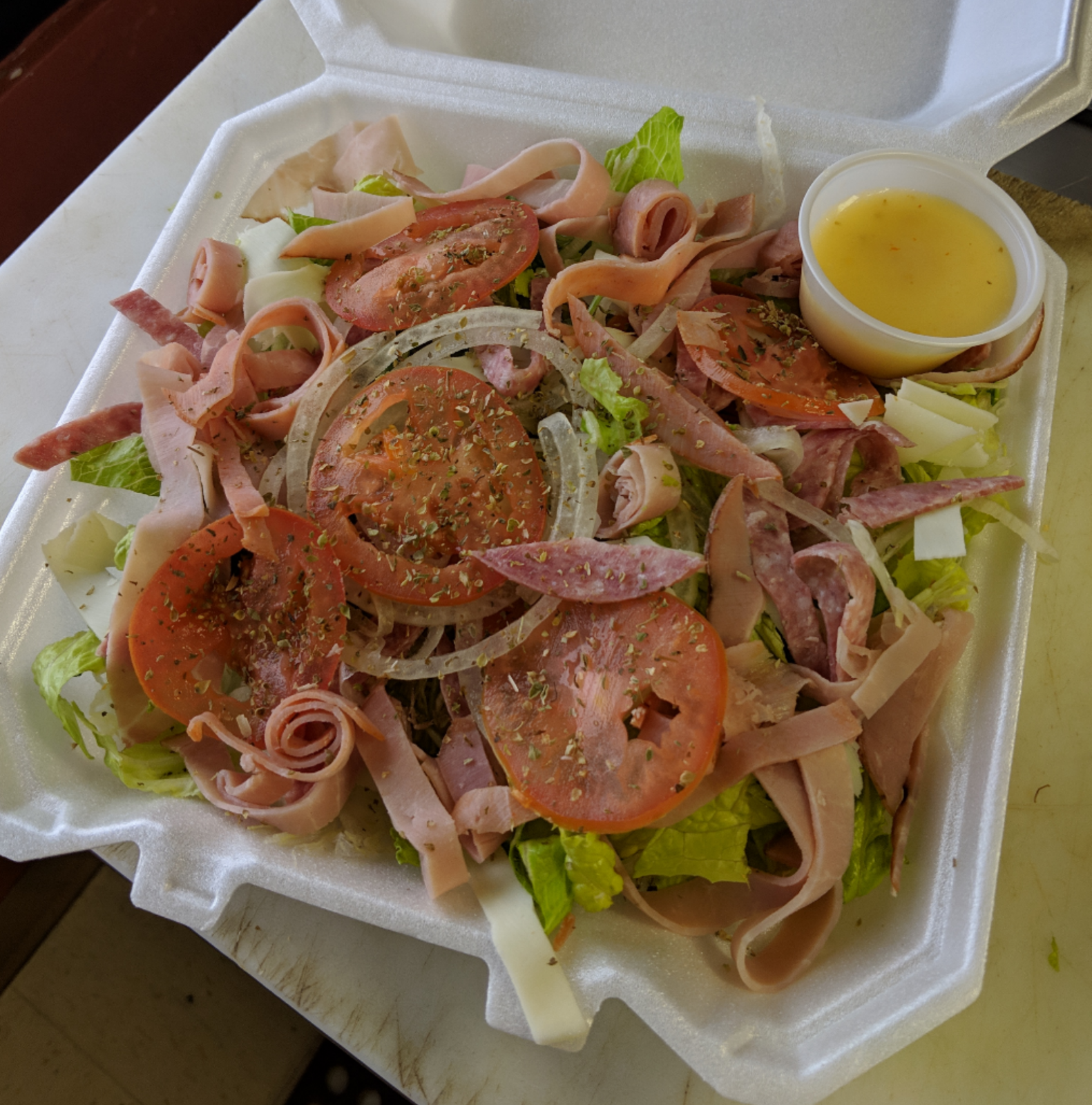 Order Salad food online from Marco Polo Cheesesteaks store, New Braunfels on bringmethat.com