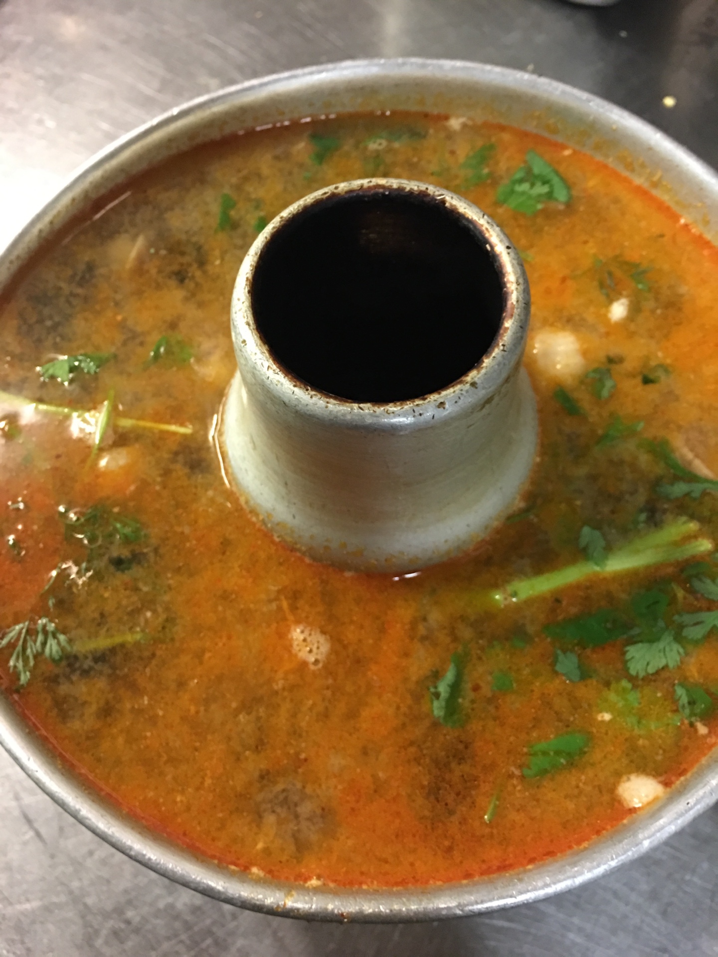 Order Tom Yum- Hot and Sour Soup food online from Phuket Thai store, Huntington Beach on bringmethat.com