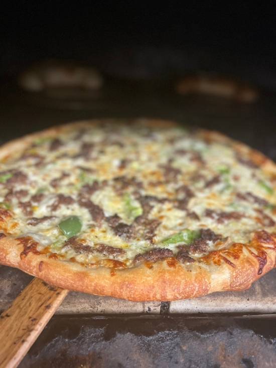 Order Steak Philly Pizza food online from The Pizza Cutters store, Syracuse on bringmethat.com