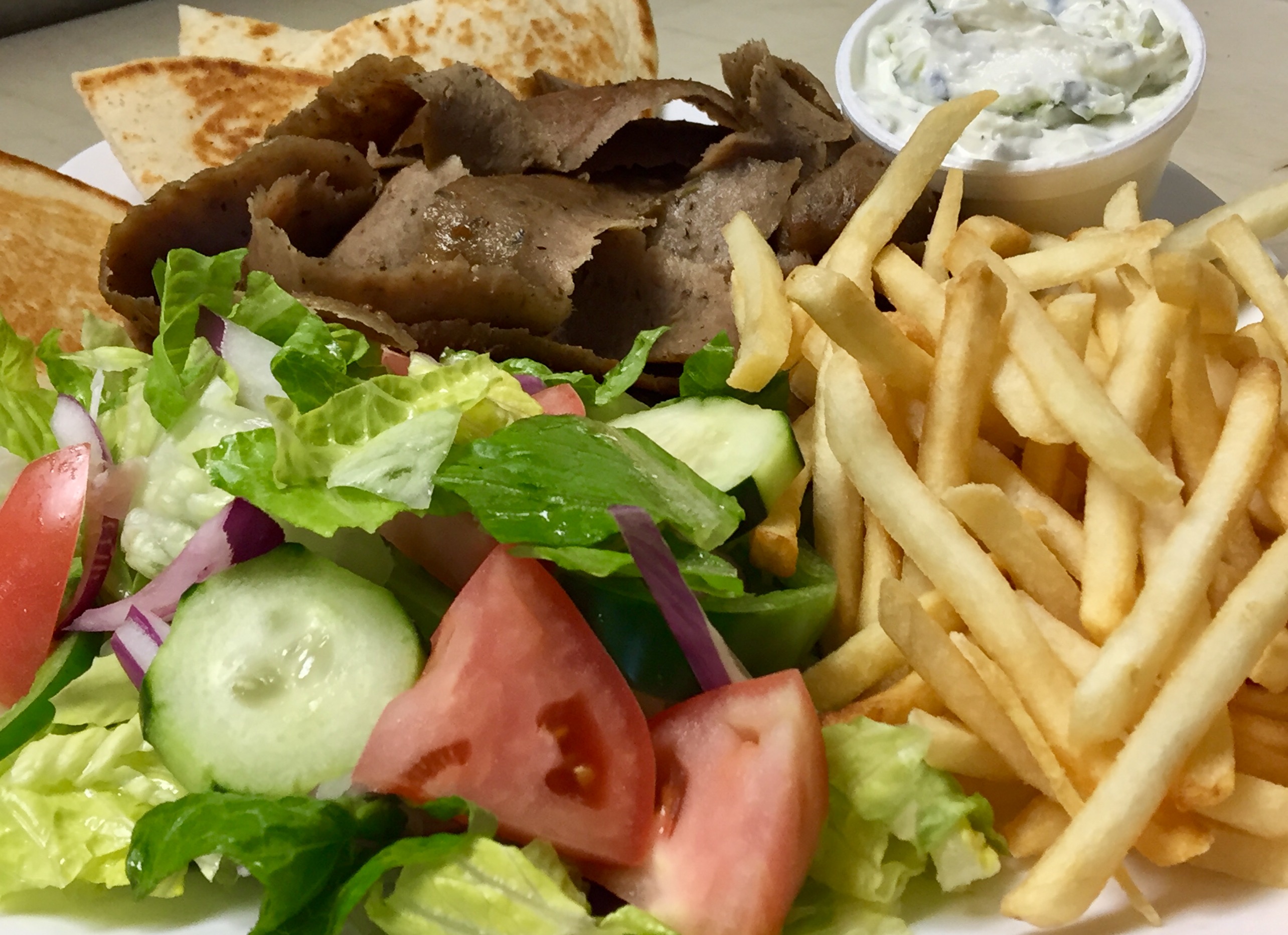 Order Gyro dinner food online from George's store, Chicago on bringmethat.com