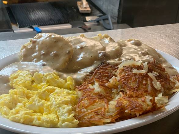 Order Country Biscuits  & Gravy food online from Coffee Cup On Randolph store, Saint Paul on bringmethat.com