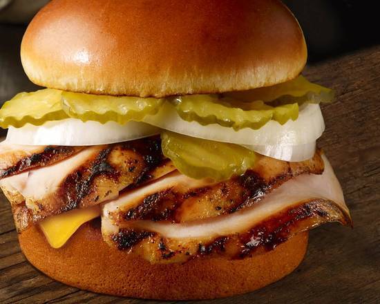 Order Chicken ＆ Cheese Classic Sandwich food online from Dickey'S Barbecue Pit store, Las Vegas on bringmethat.com