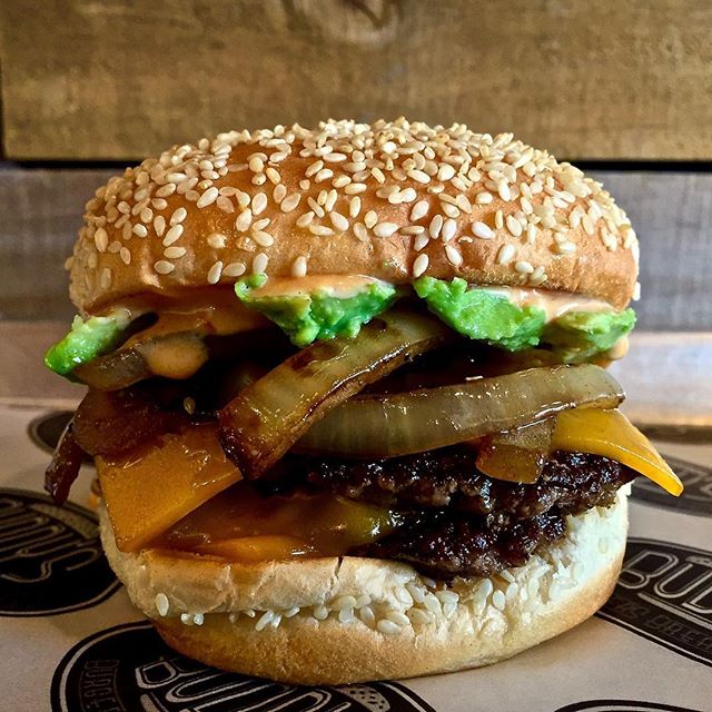 Order Smokin' Chipotle Buddy Burger food online from Buddy's Burgers, Breast & Fries store, Kennett Square on bringmethat.com