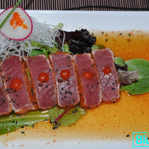 Order 4. Spicy Tuna  Salad food online from Blue Fuji Organic Restaurant store, Medford on bringmethat.com