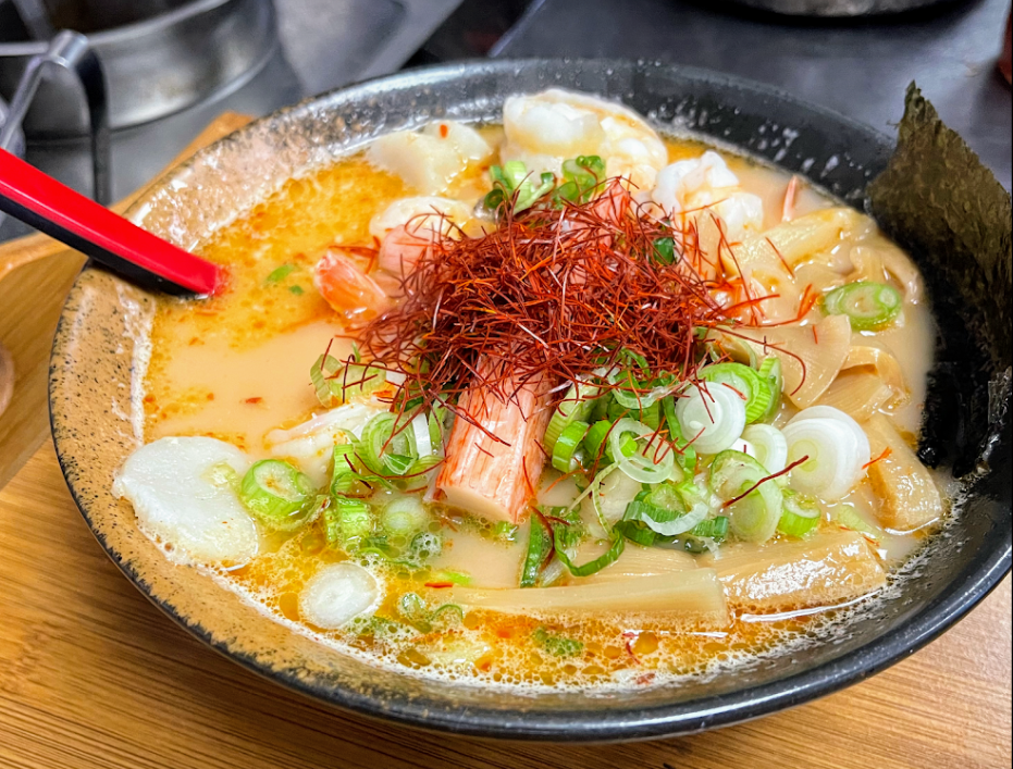 Order Spicy seafood Ramen food online from Noodle Shack store, Lititz on bringmethat.com