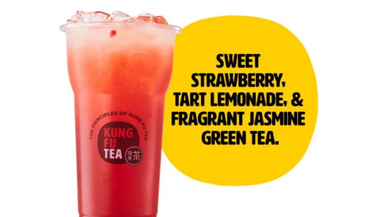 Order Strawberry Lemon Green Tea food online from Kung Fu Tea store, Norristown on bringmethat.com
