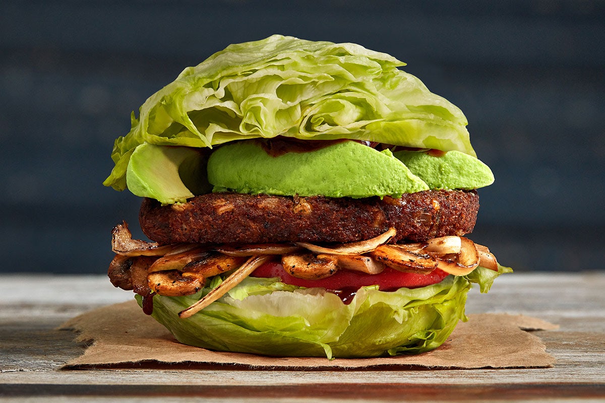 Order The Vegan food online from MOOYAH Burgers, Fries & Shakes store, Boston on bringmethat.com