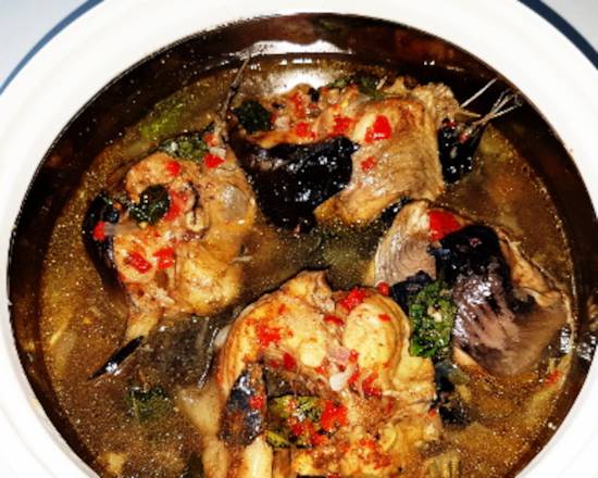 Order Catfish Pepper Soup food online from Suhgarr store, Dallas on bringmethat.com