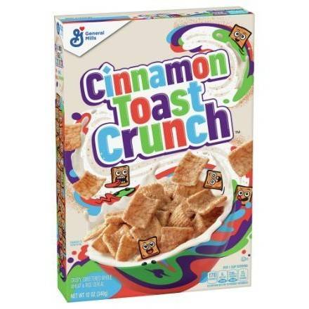 Order Cinnamon Toast Crunch Cereal (12 oz) food online from 7-Eleven By Reef store, Atlanta on bringmethat.com