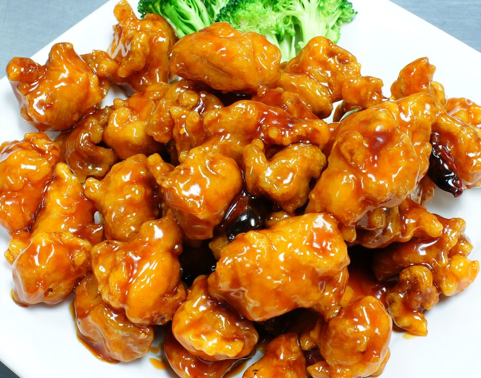 Order 127. Orange Chicken food online from Good Taste Restaurant store, Ramsey on bringmethat.com