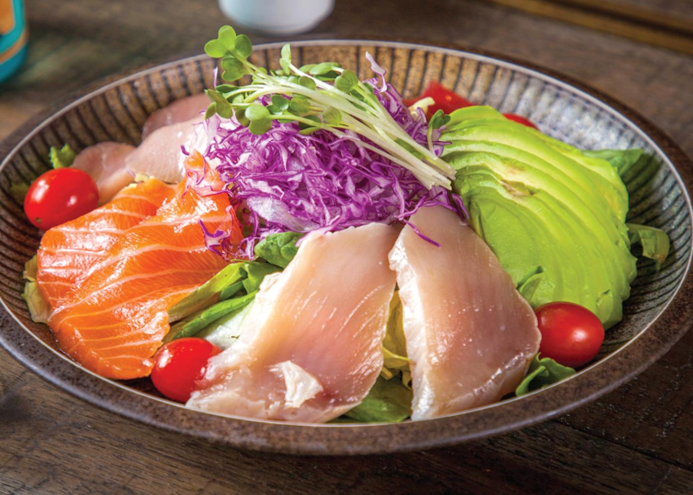 Order Sashimi Salad food online from Kopan Ramen store, Los Angeles on bringmethat.com